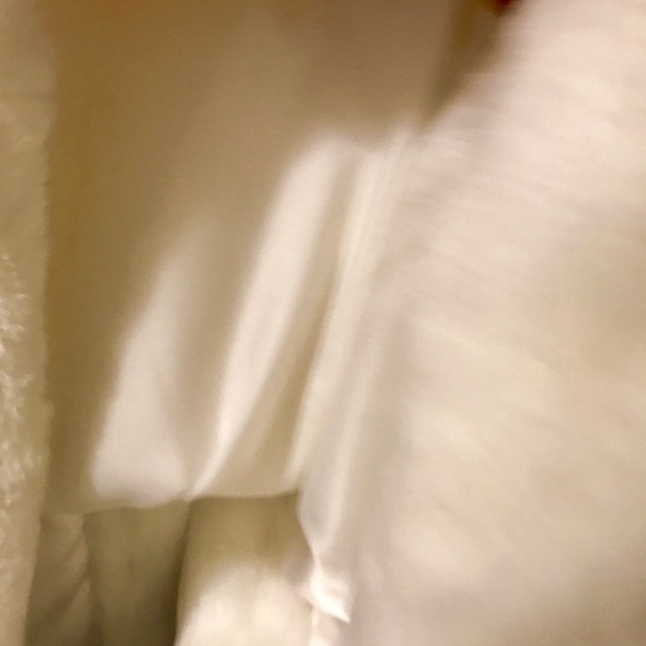 HOST PICK!  Faux Fur Plush Ivory Winter Coat, Hood - Picture 5 of 6